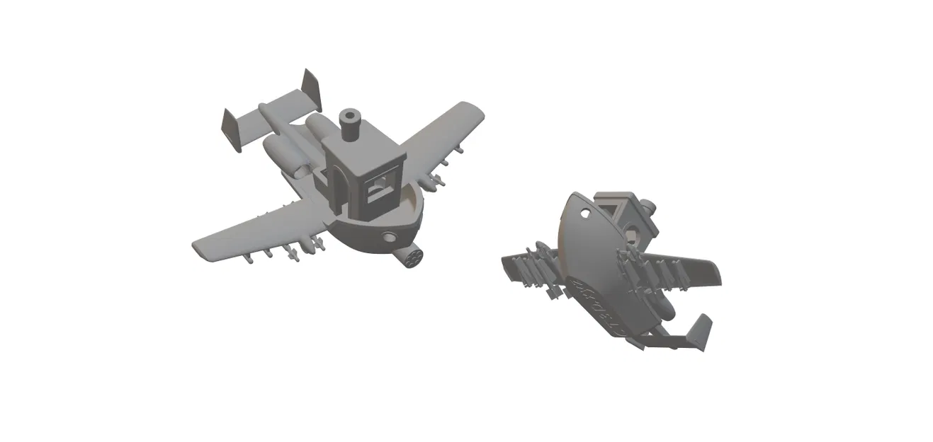 Mô hình A-10 Benchog - Sự kết hợp độc đáo giữa Benchy và A-10 Warthog - Image 4