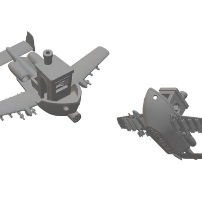 Mô hình A-10 Benchog - Sự kết hợp độc đáo giữa Benchy và A-10 Warthog