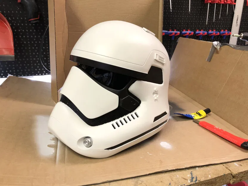 Mô hình mũ Stormtrooper First Order in 3D cực chất cho Cosplay - Image 1