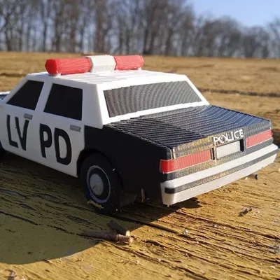Mô hình xe cảnh sát LVPD 3D - Phiên bản tái hiện từ GTA San Andreas