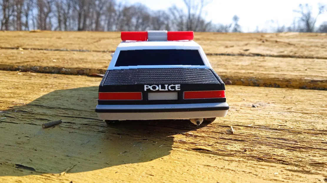 Mô hình xe cảnh sát LVPD 3D - Phiên bản tái hiện từ GTA San Andreas - Image 4