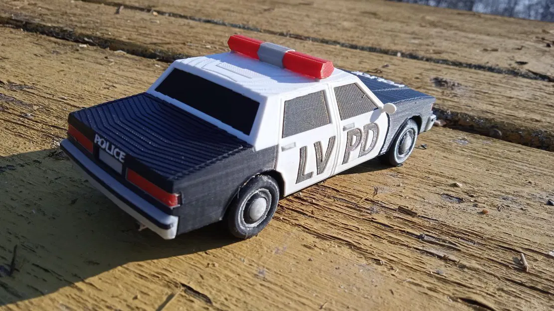 Mô hình xe cảnh sát LVPD 3D - Phiên bản tái hiện từ GTA San Andreas - Image 5