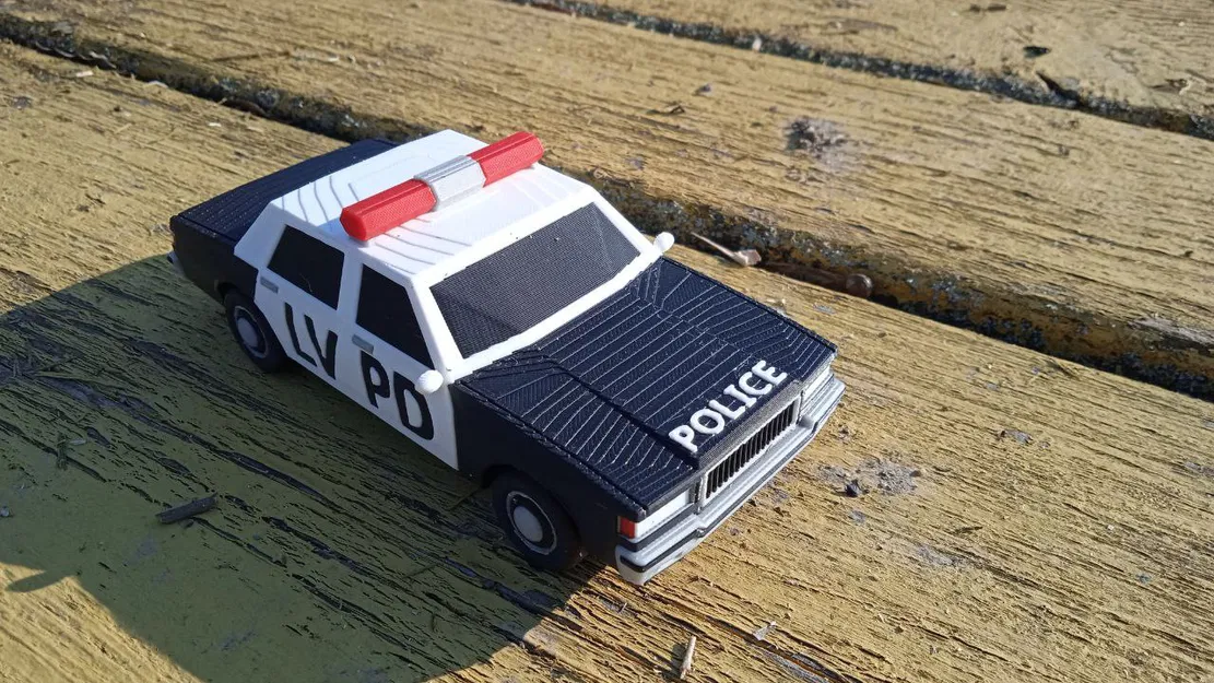 Mô hình xe cảnh sát LVPD 3D - Phiên bản tái hiện từ GTA San Andreas - Image 6