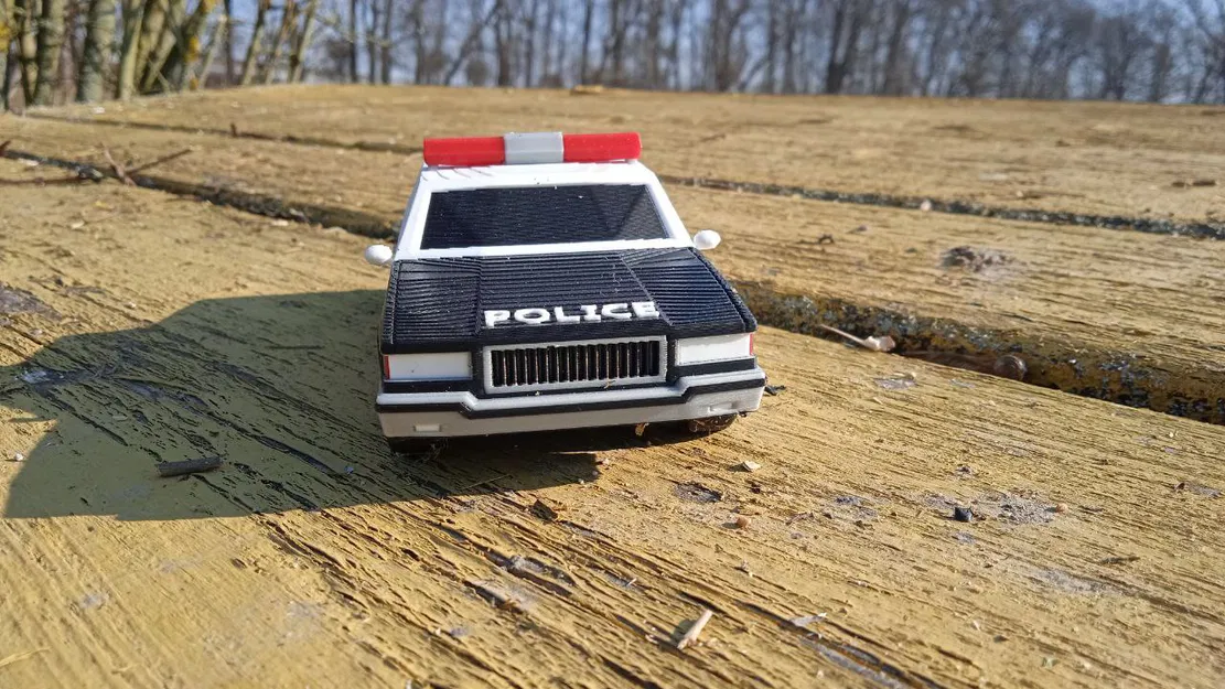Mô hình xe cảnh sát LVPD 3D - Phiên bản tái hiện từ GTA San Andreas - Image 8