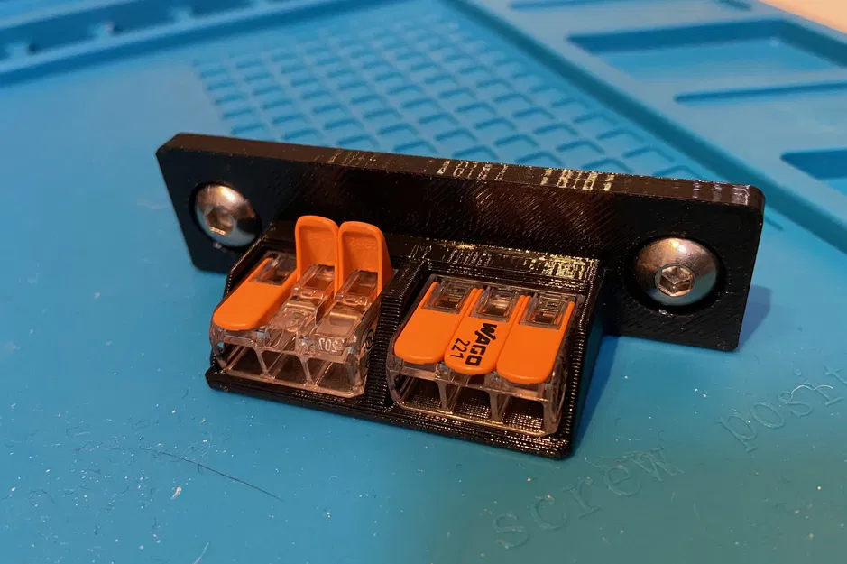 Ngàm gắn Wago 221 lên nhôm định hình 2020 (Wago Mount) - Image 1