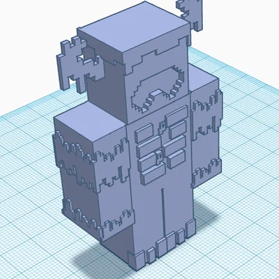 Mô hình nhân vật Minecraft: The Warden