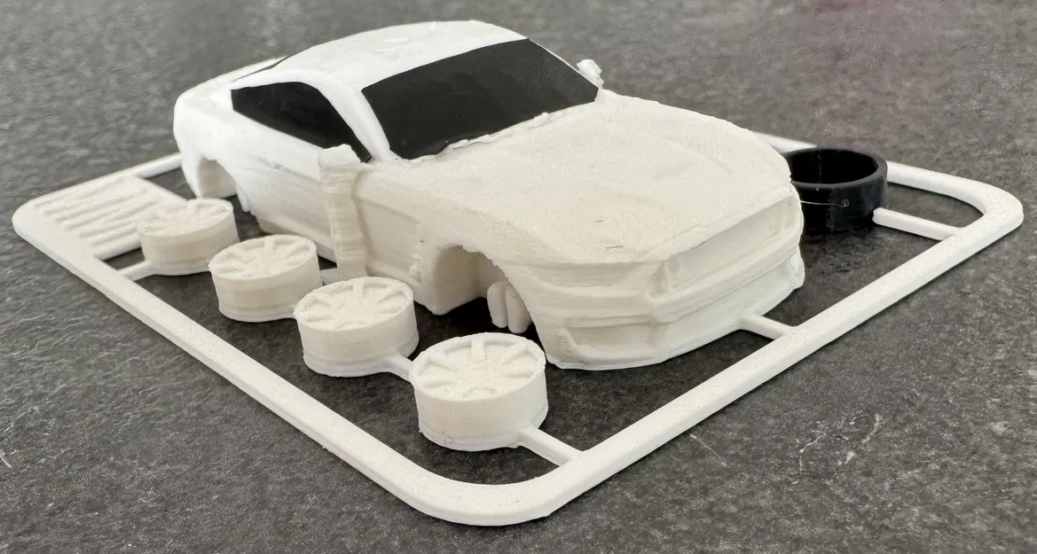 Mô hình lắp ráp Shelby Mustang GT350R kit card độc đáo cho dân in 3D - Image 2