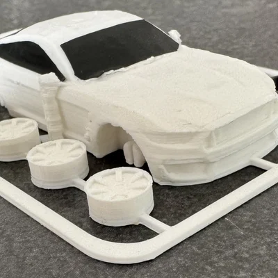 Mô hình lắp ráp Shelby Mustang GT350R kit card độc đáo cho dân in 3D
