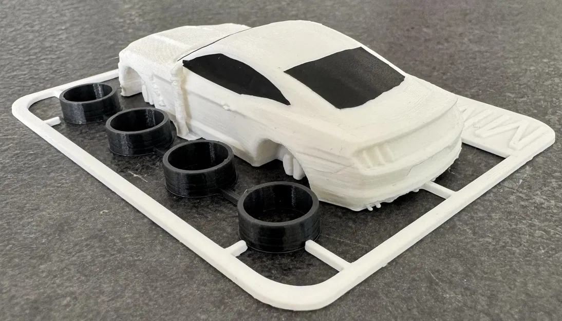 Mô hình lắp ráp Shelby Mustang GT350R kit card độc đáo cho dân in 3D - Image 3