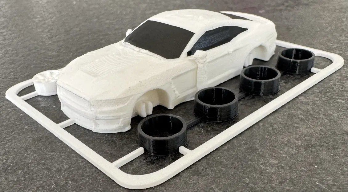 Mô hình lắp ráp Shelby Mustang GT350R kit card độc đáo cho dân in 3D - Image 4