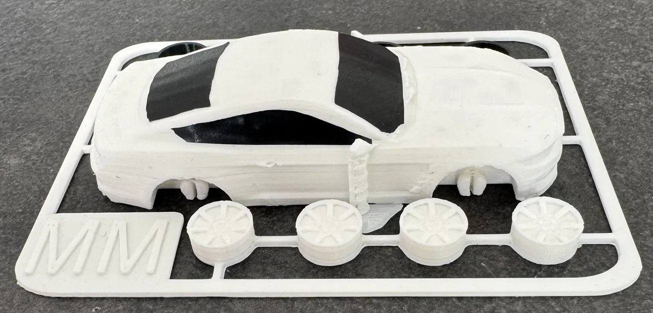 Mô hình lắp ráp Shelby Mustang GT350R kit card độc đáo cho dân in 3D - Image 7