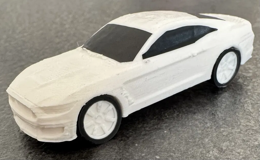 Mô hình lắp ráp Shelby Mustang GT350R kit card độc đáo cho dân in 3D - Image 9