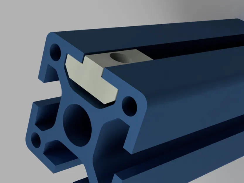 Thanh nhôm định hình 2020 2040 3030 4040 4080 8080 kèm T-nut - Image 3