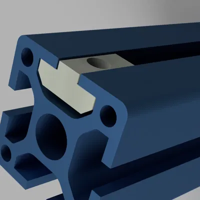 Thanh nhôm định hình 2020 2040 3030 4040 4080 8080 kèm T-nut