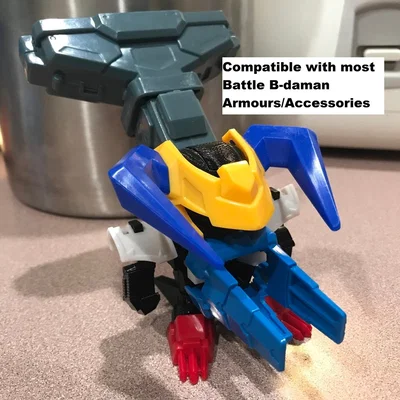 Mô hình B-daman Zero System MK3 (Battle Type IBA Body) - Súng bắn bi