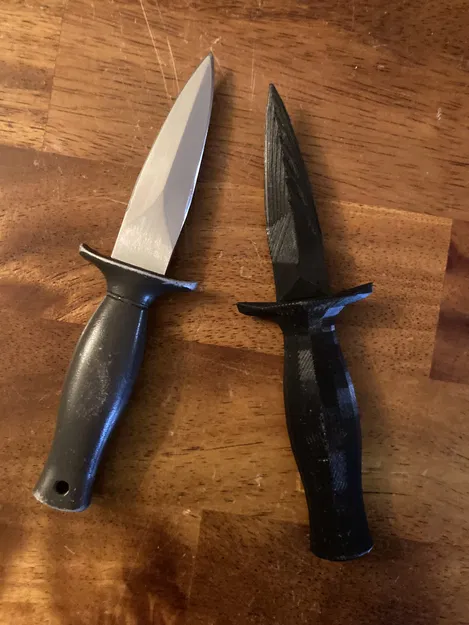 Mô hình dao xếp 3D Retractable Knife V2 - Đồ chơi fidget độc đáo - Image 1