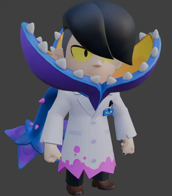 Mô hình 3D Doctor Edgar từ Brawl Stars độc đáo dành cho game thủ - Image 1