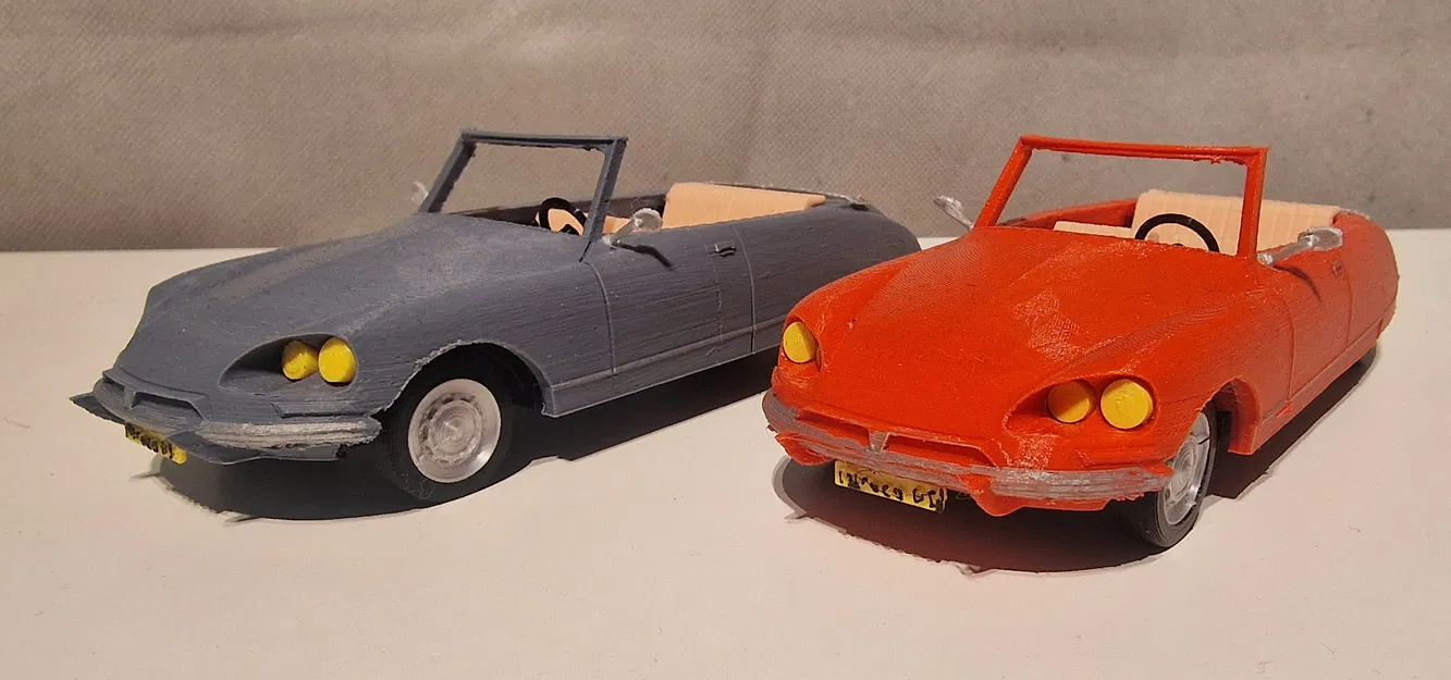 Mô hình in 3D xe cổ Citroen DS Cabrio 1954 - Image 2
