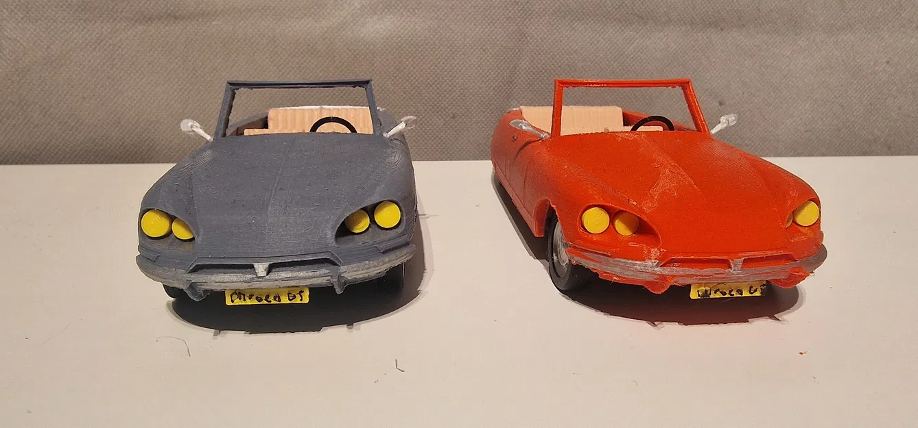 Mô hình in 3D xe cổ Citroen DS Cabrio 1954 - Image 4