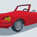 Mô hình in 3D xe cổ Citroen DS Cabrio 1954 - Thumbnail 6