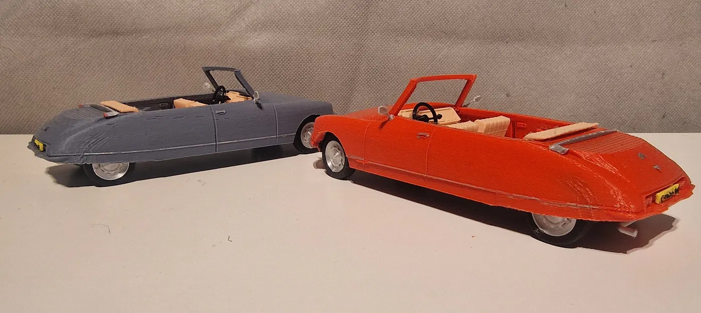 Mô hình in 3D xe cổ Citroen DS Cabrio 1954 - Image 7