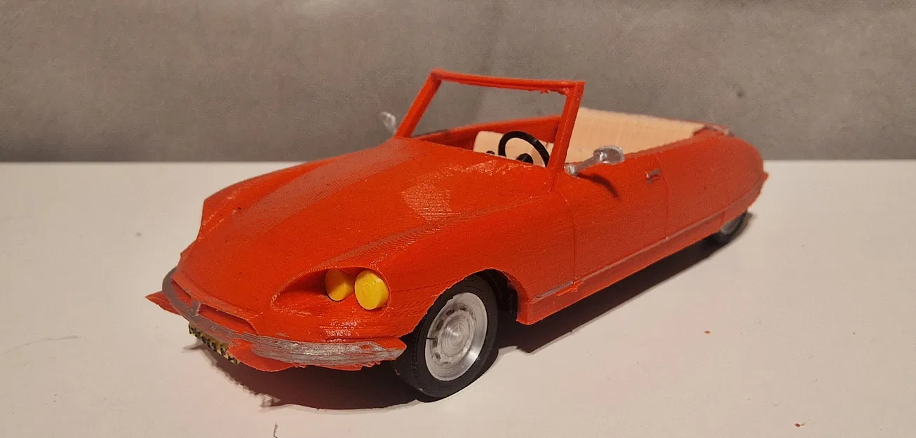 Mô hình in 3D xe cổ Citroen DS Cabrio 1954 - Image 8