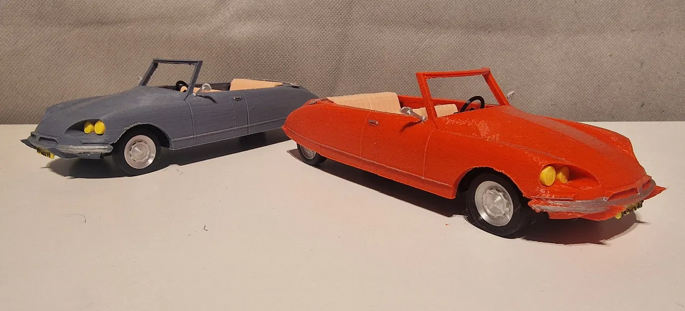 Mô hình in 3D xe cổ Citroen DS Cabrio 1954 - Image 9
