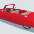 Mô hình in 3D xe cổ Citroen DS Cabrio 1954 - Thumbnail 10