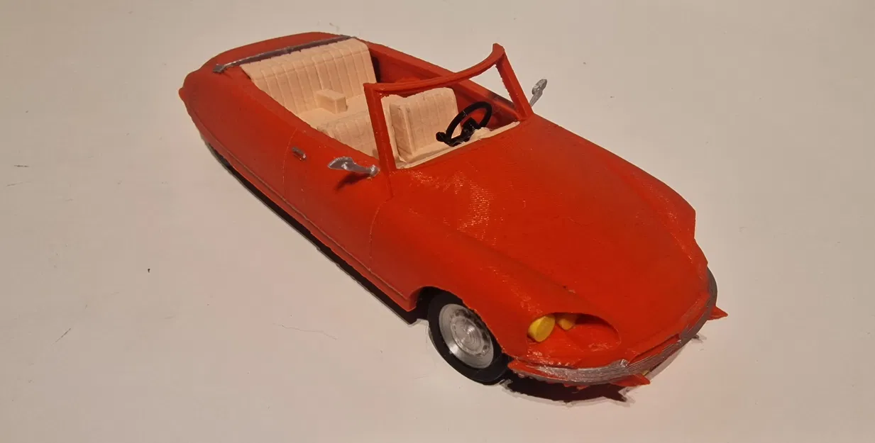 Mô hình in 3D xe cổ Citroen DS Cabrio 1954 - Image 11