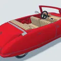 Mô hình in 3D xe cổ Citroen DS Cabrio 1954 - Thumbnail 12