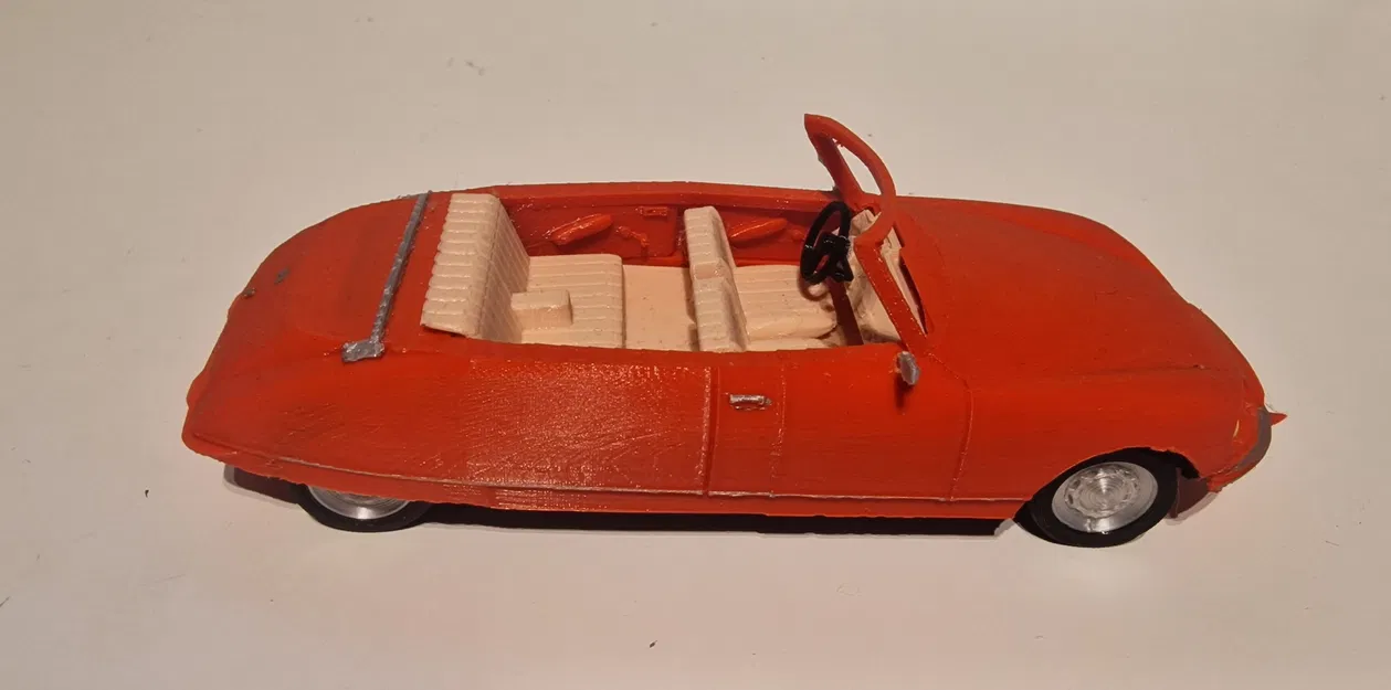 Mô hình in 3D xe cổ Citroen DS Cabrio 1954 - Image 17