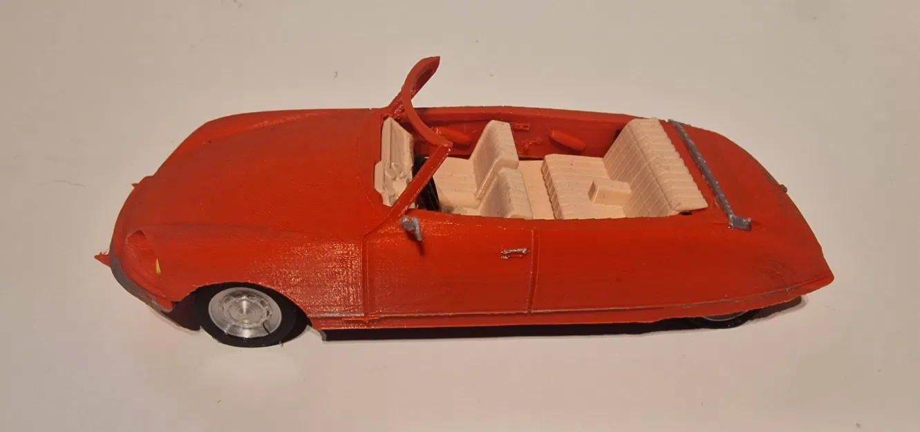 Mô hình in 3D xe cổ Citroen DS Cabrio 1954 - Image 19