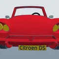 Mô hình in 3D xe cổ Citroen DS Cabrio 1954 - Thumbnail 20