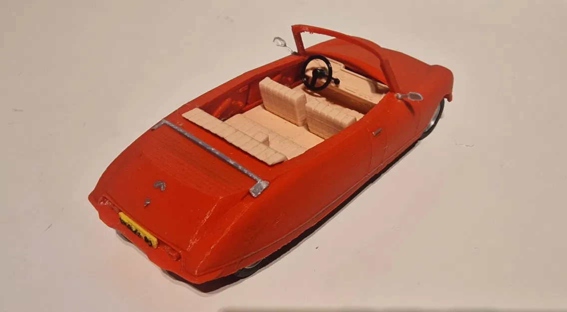 Mô hình in 3D xe cổ Citroen DS Cabrio 1954 - Image 23