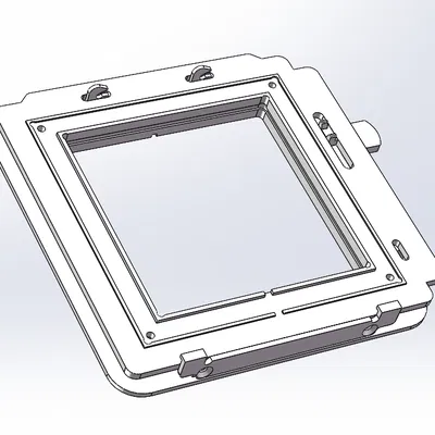 Ngàm Chuyển Đổi ALPA Back Adapter Cho Hasselblad V Mount (In 3D)