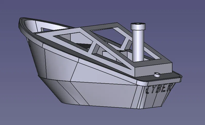 CyberBenchy: Phiên bản tàu mô hình phong cách tương lai cực chất - Image 1