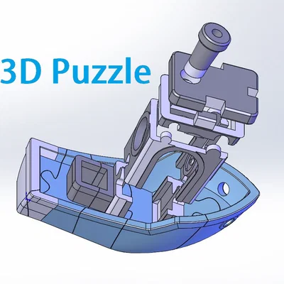3D Puzzle Benchy: Mô hình tàu lắp ráp in 3D đầy thú vị