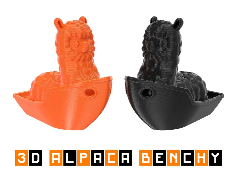 Mô hình 3D Alpaca Benchy độc đáo cho cộng đồng in 3D - Image 1