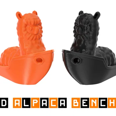 Mô hình 3D Alpaca Benchy độc đáo cho cộng đồng in 3D