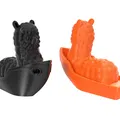 Mô hình 3D Alpaca Benchy độc đáo cho cộng đồng in 3D - Thumbnail 2