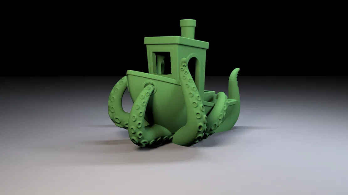 Mô hình OctoBenchy - Thuyền 3DBenchy kết hợp xúc tu bạch tuộc - Image 1
