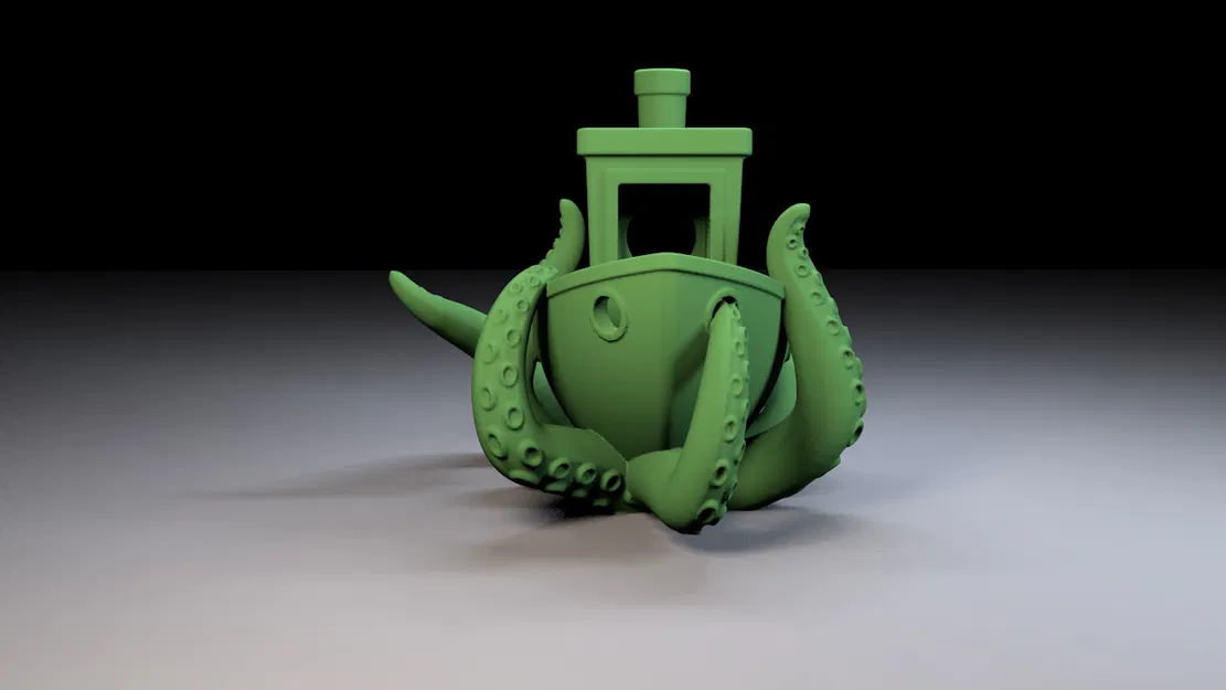 Mô hình OctoBenchy - Thuyền 3DBenchy kết hợp xúc tu bạch tuộc - Image 2