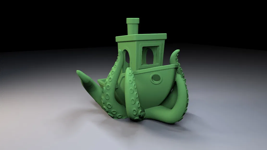 Mô hình OctoBenchy - Thuyền 3DBenchy kết hợp xúc tu bạch tuộc - Image 3