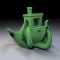 Mô hình OctoBenchy - Thuyền 3DBenchy kết hợp xúc tu bạch tuộc - Thumbnail 3
