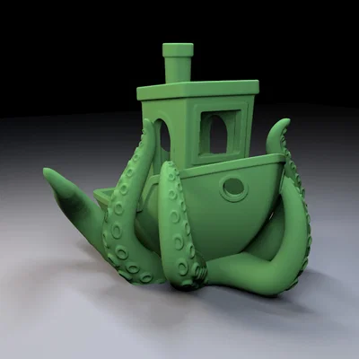 Mô hình OctoBenchy - Thuyền 3DBenchy kết hợp xúc tu bạch tuộc