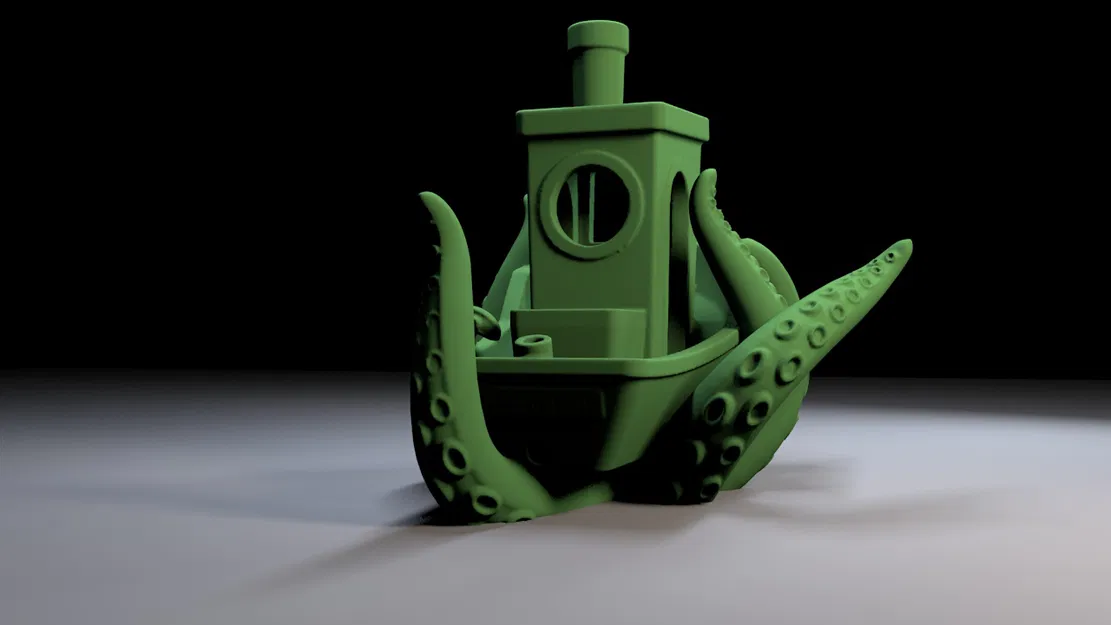 Mô hình OctoBenchy - Thuyền 3DBenchy kết hợp xúc tu bạch tuộc - Image 4