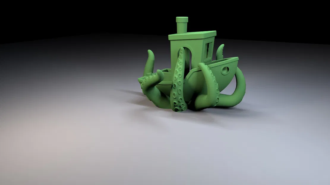 Mô hình OctoBenchy - Thuyền 3DBenchy kết hợp xúc tu bạch tuộc - Image 6
