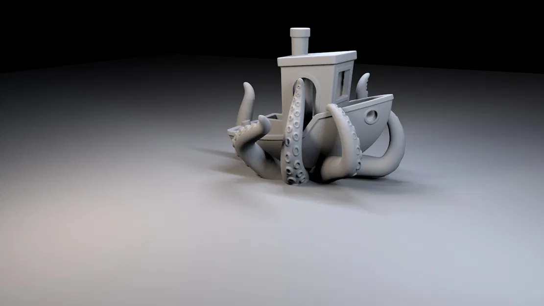 Mô hình OctoBenchy - Thuyền 3DBenchy kết hợp xúc tu bạch tuộc - Image 7
