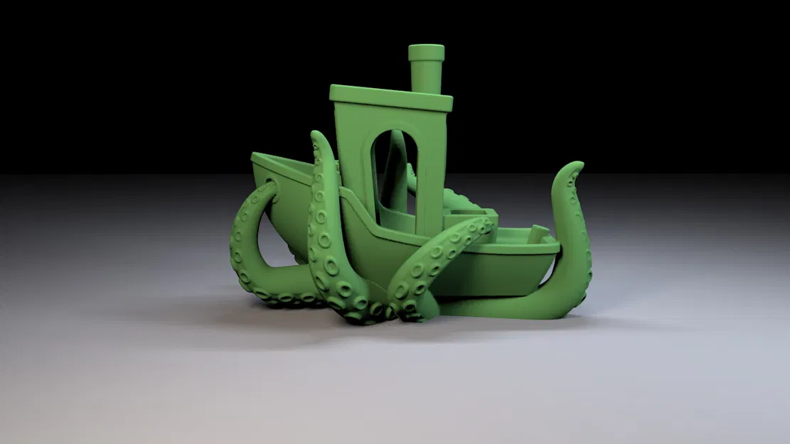 Mô hình OctoBenchy - Thuyền 3DBenchy kết hợp xúc tu bạch tuộc - Image 8