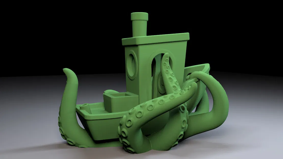 Mô hình OctoBenchy - Thuyền 3DBenchy kết hợp xúc tu bạch tuộc - Image 9